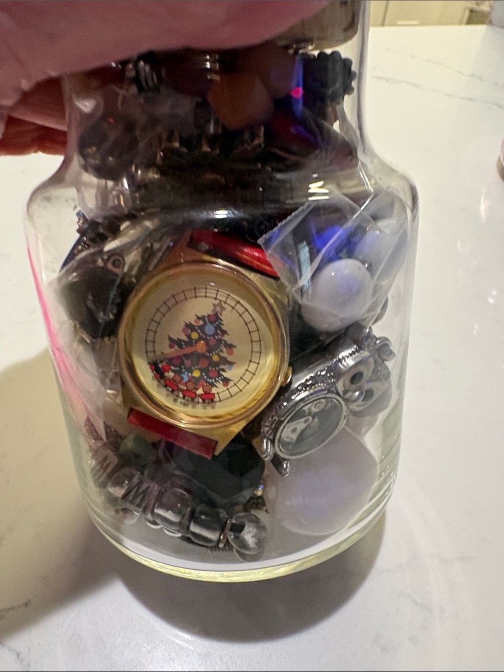 Mystery jewelry jar. Lovely selection.